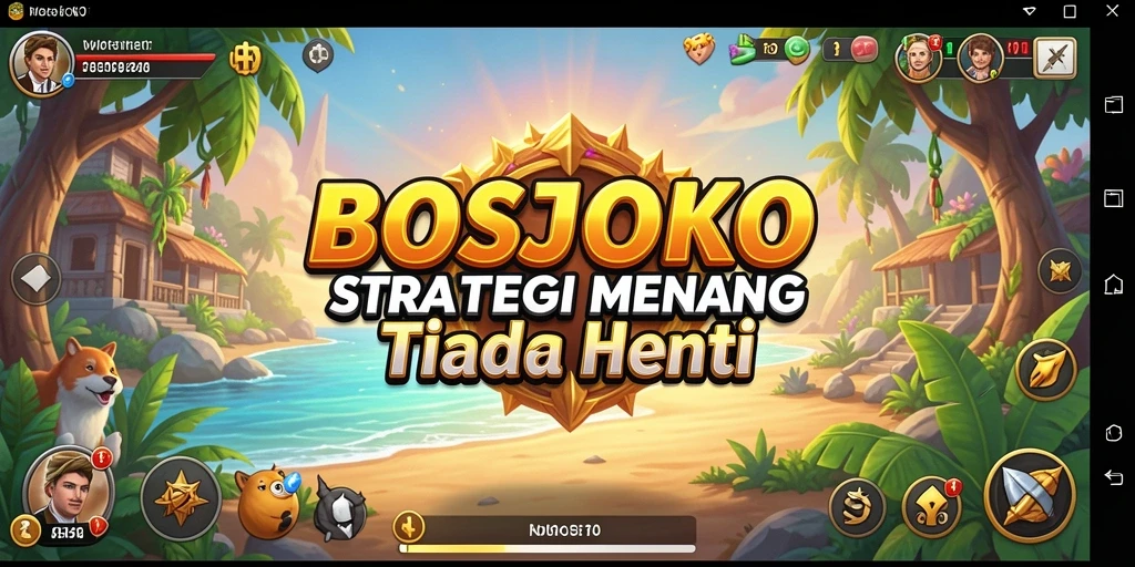 Tampilan gameplay menarik di BOSJOKO dengan strategi yang mendalam.