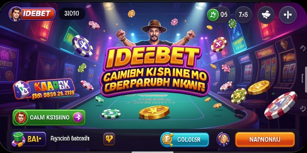Screenshot gameplay Kasino yang menunjukkan aksi seru di IDEBET.
