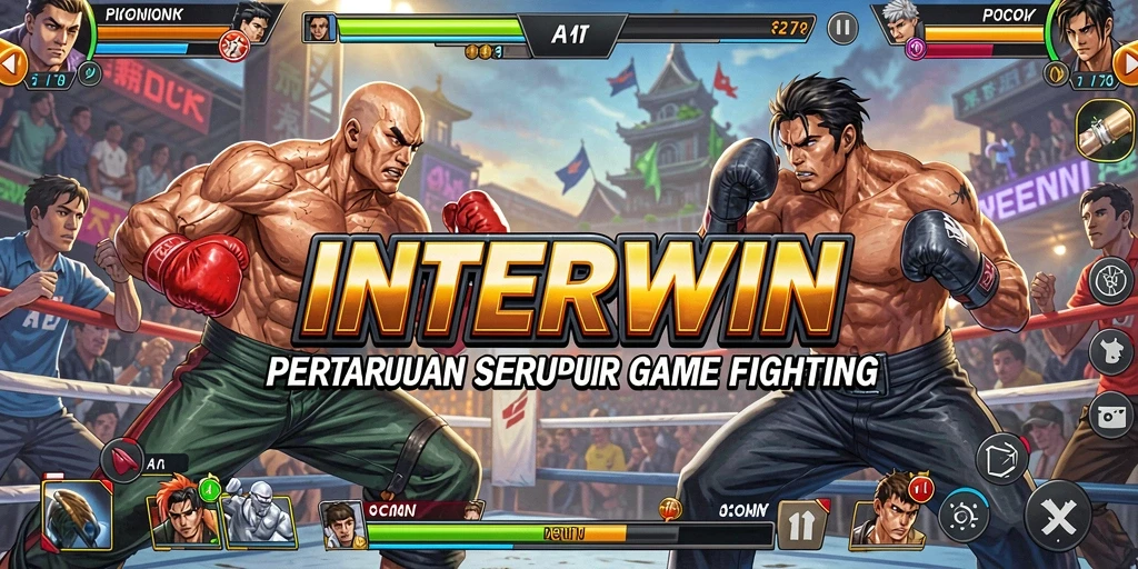 Tampilan gameplay yang menegangkan dan mendebarkan di INTERWIN.