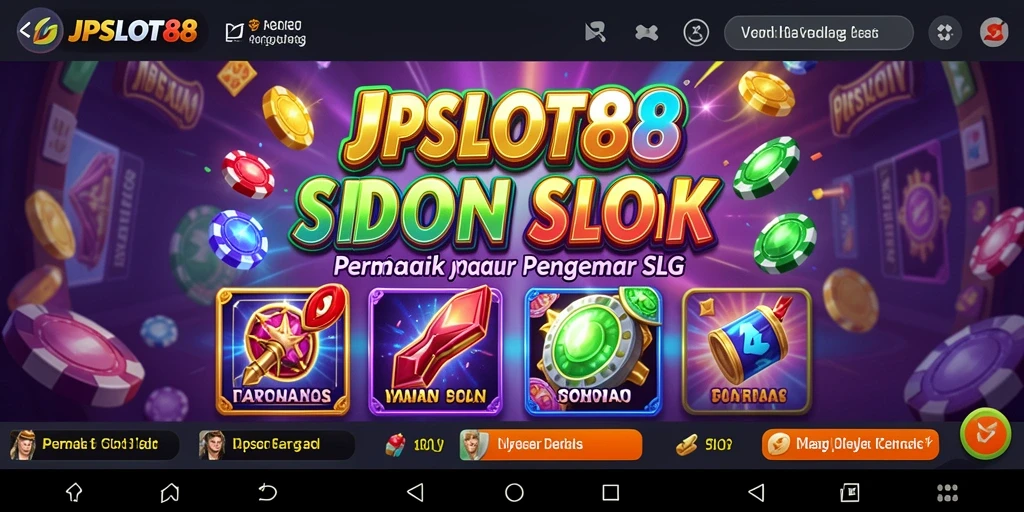 Gameplay seru JPSLOT88 dengan tema menarik dan fitur interaktif.