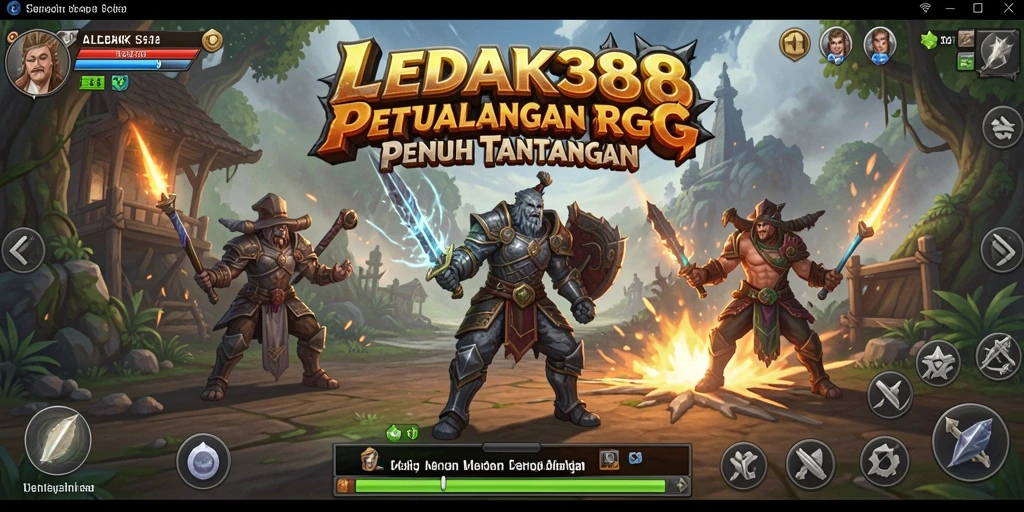 Tampilan gameplay RPG yang menakjubkan dari LEDAK388.