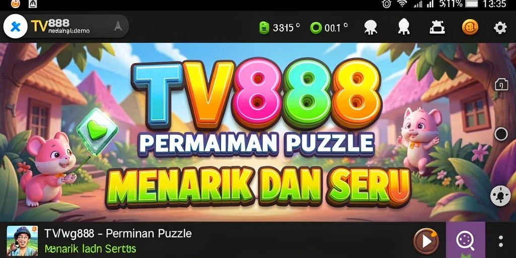 Gameplay menarik dan seru dalam permainan Puzzle TV888.